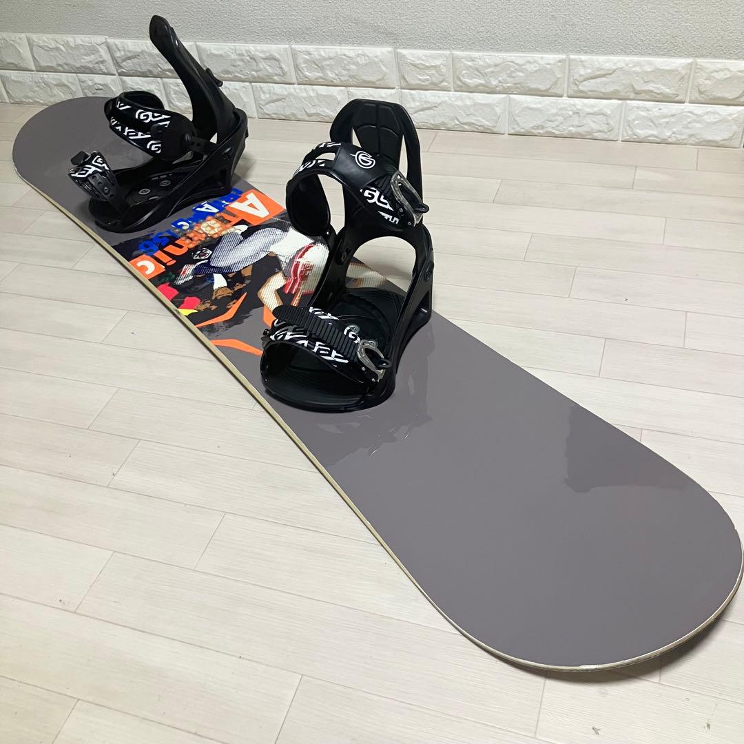 良品】バック付/Atomic TRIARCアトミックスノーボードセットバインL