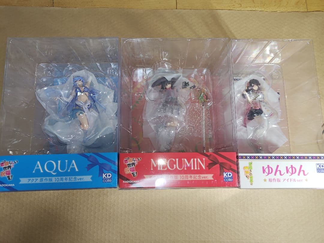 n*k様 この素晴らしい世界に祝福を！　フィギュア３体セット この素晴らしい世界に祝福を！3 コレクションフィギュアRICH｜商品