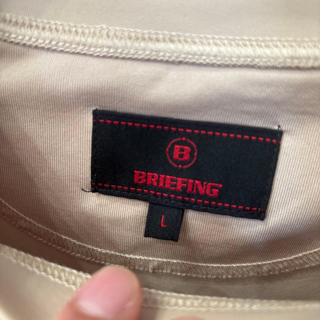 BRIEFING GOLF サイドロゴ セットアップ ベージュ 上L 下M - メルカリ