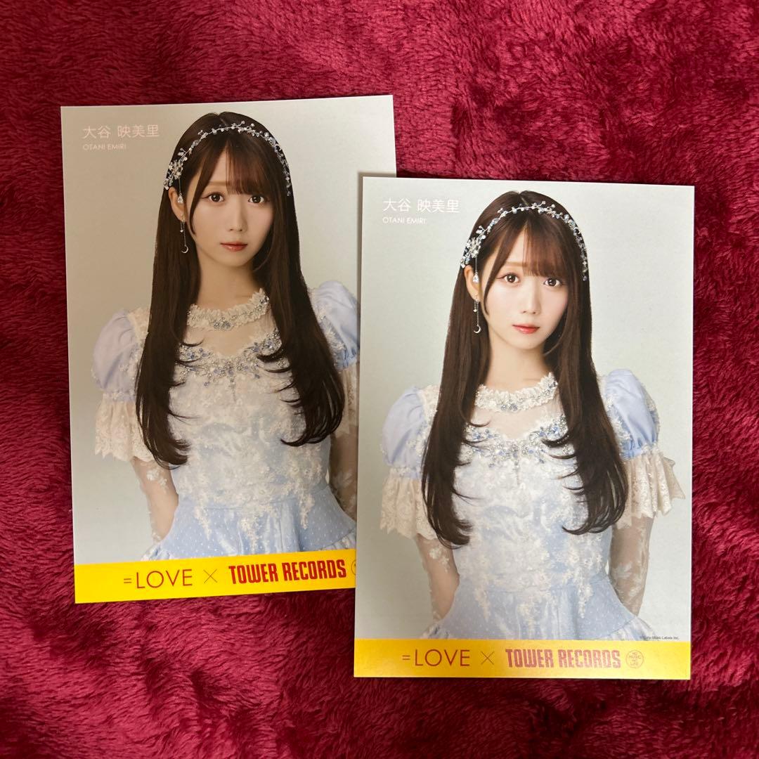 イコラブ ポストカード 大谷映美里 タワレコ 店舗特典 ラストノート