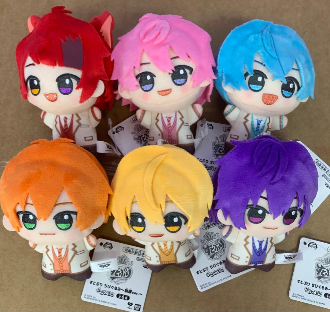 すとぷり ちびぐるみ 制服ver. ぬいぐるみ 全6種セット フルセット