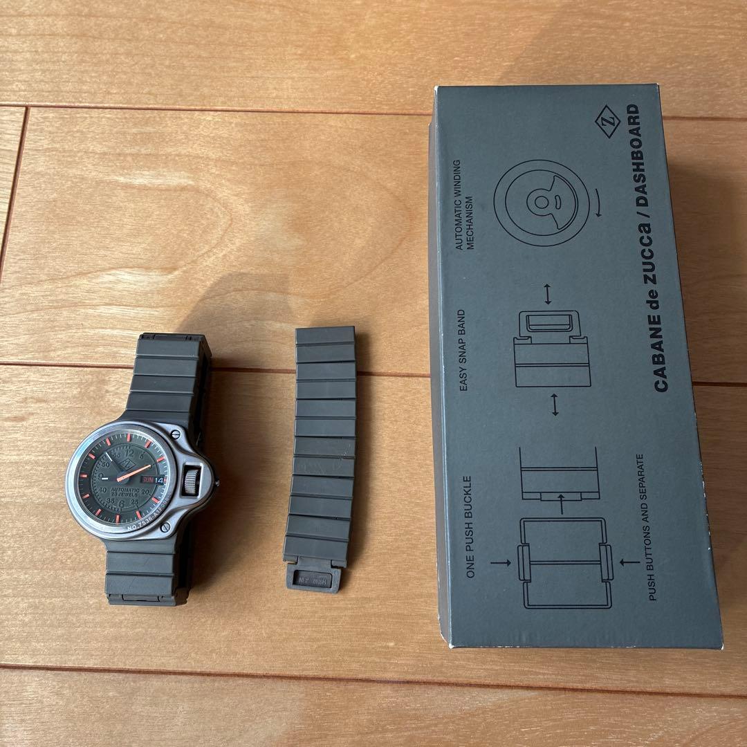 SEIKO x CABANE de ZUCCA ダッシュボード　カーキ SEIKO x CABANE de ZUCCA ダッシュボード - メルカリ