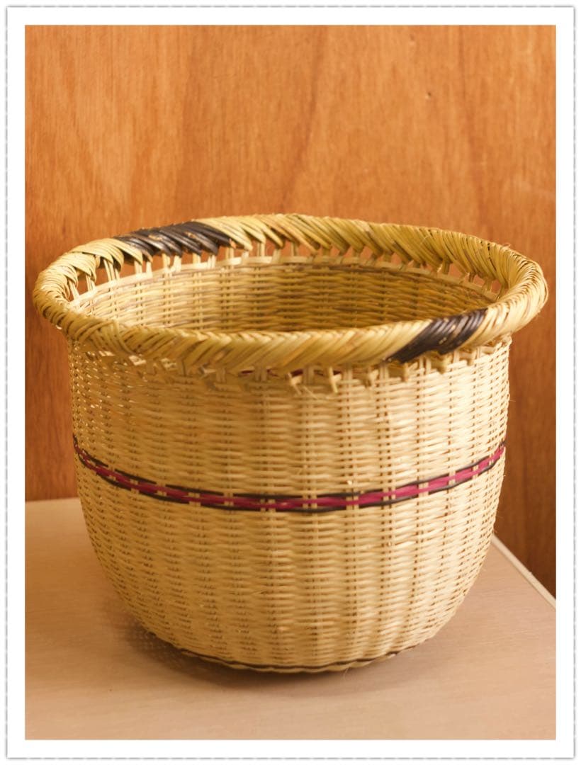 鳥越竹細工 竹籠 鈴竹 岩手 天然木 手作り 古民具 昭和レトロ