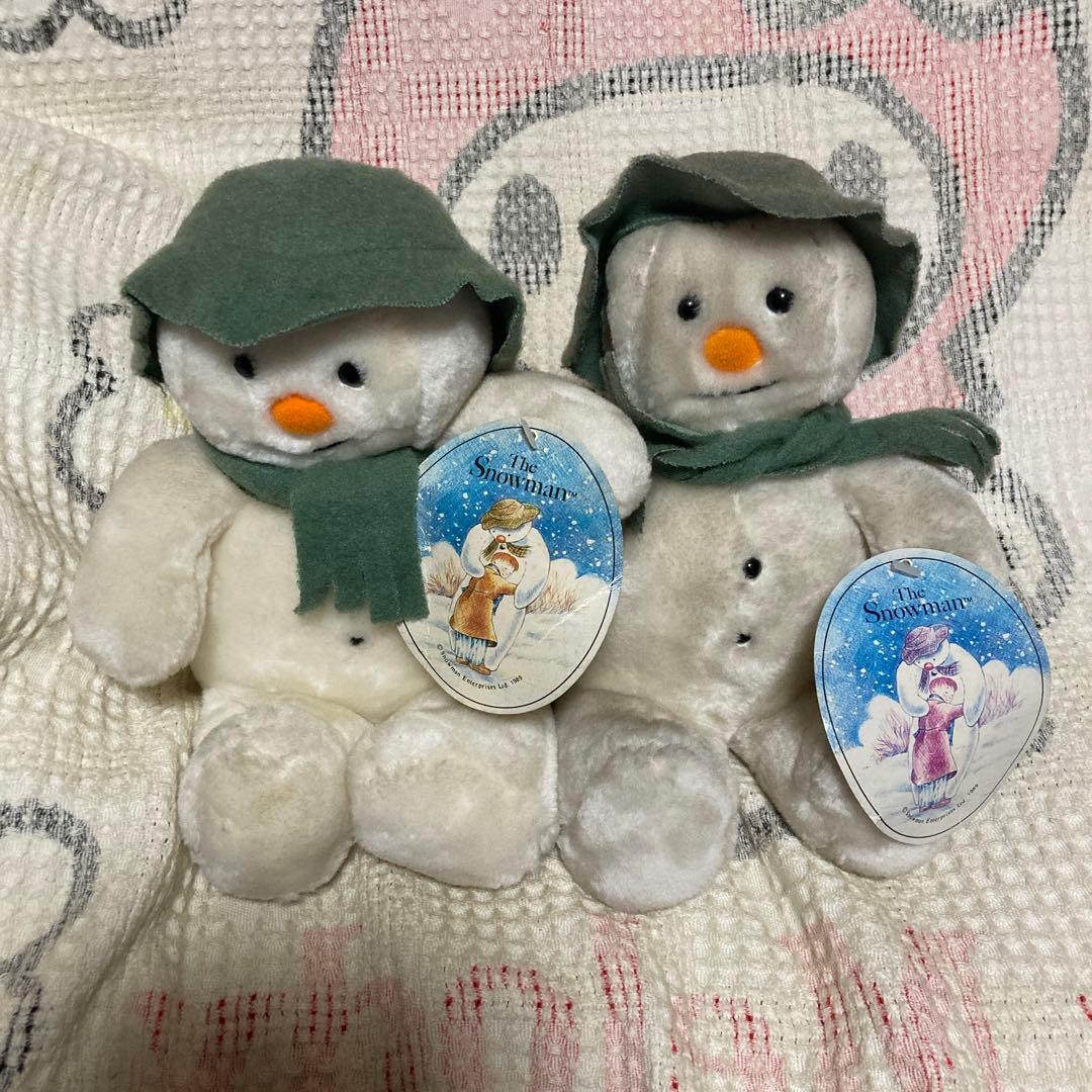 EDEN エデン　1989 スノーマン ぬいぐるみオルゴール　2こ　中古品