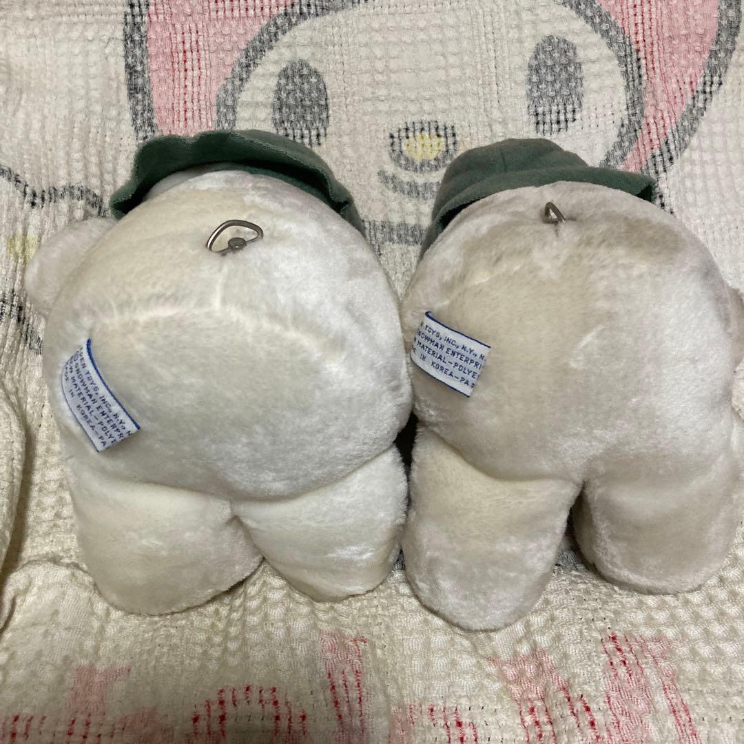 EDEN エデン　1989 スノーマン ぬいぐるみオルゴール　2こ　中古品