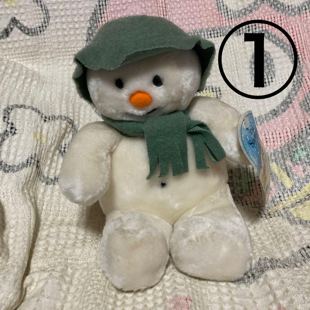 EDEN エデン　1989 スノーマン ぬいぐるみオルゴール　2こ　中古品
