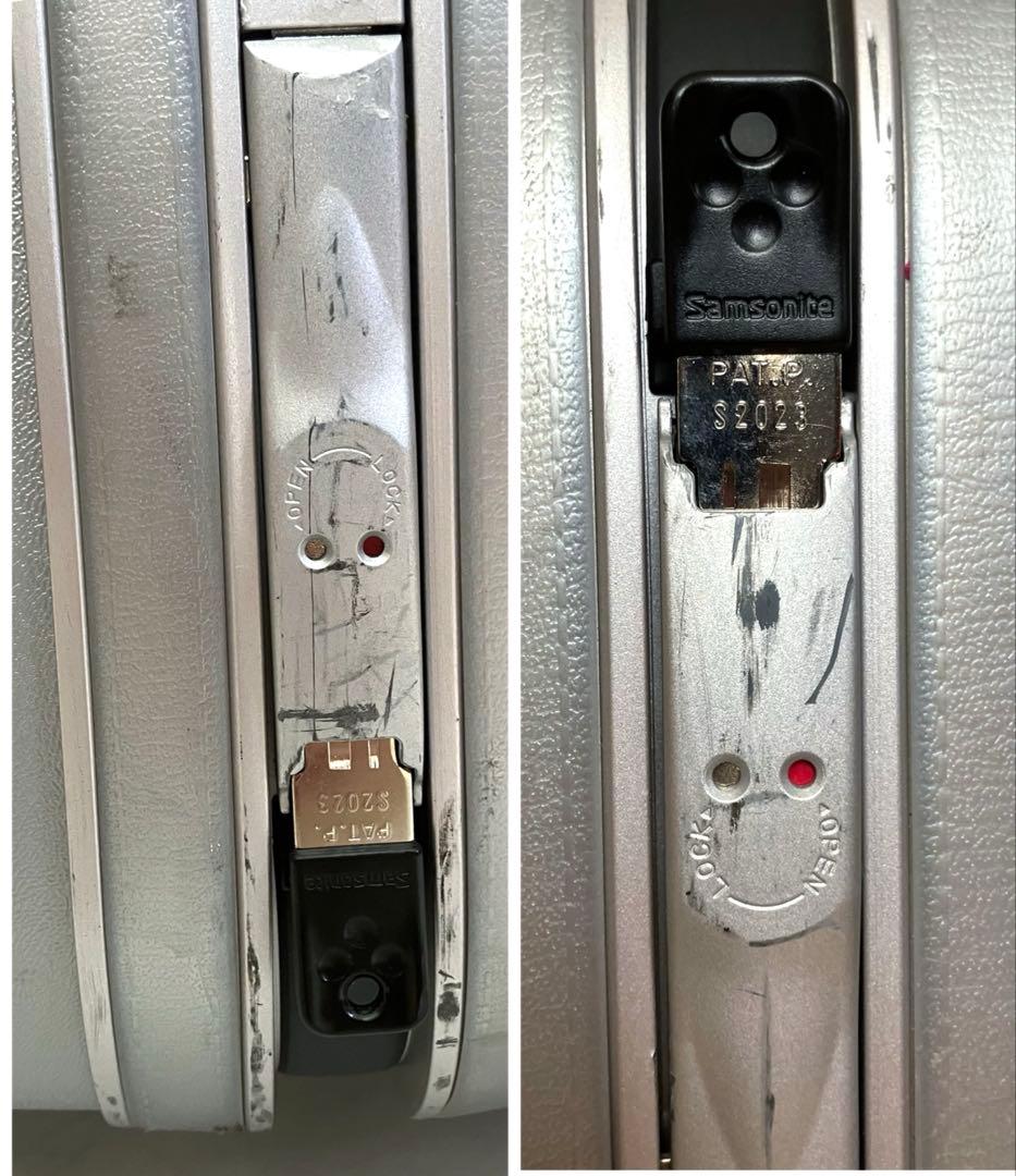 廃盤 サムソナイト シルエットMV 97ℓ スーツケース シルバー 大容量