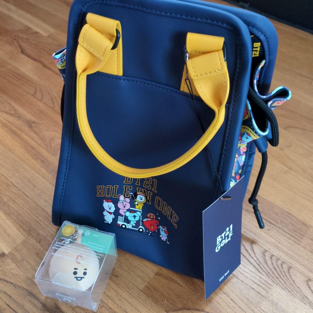 BTS Lynx BT21コラボ ゴルフ用ミニトートバック＆ボールケース - メルカリ