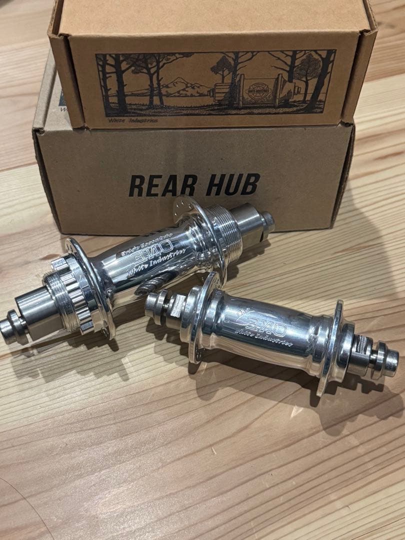 WhiteIndustries eno エキセントリックハブ 前後セット 32H WhiteIndustries eno エキセントリックハブ 前後セット 32H - メルカリ