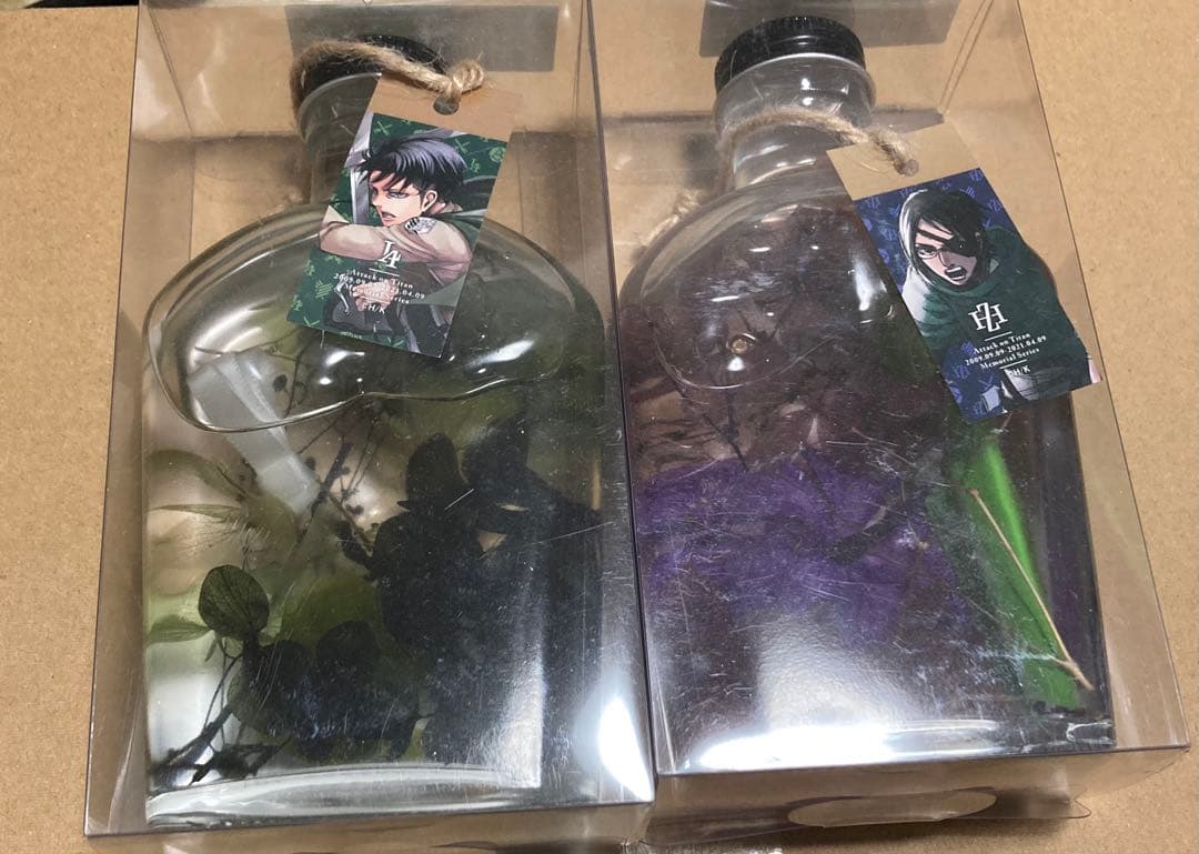 進撃の巨人　オンライン展覧会　リヴァイ ハンジ　ハーバリウム　おまけ付