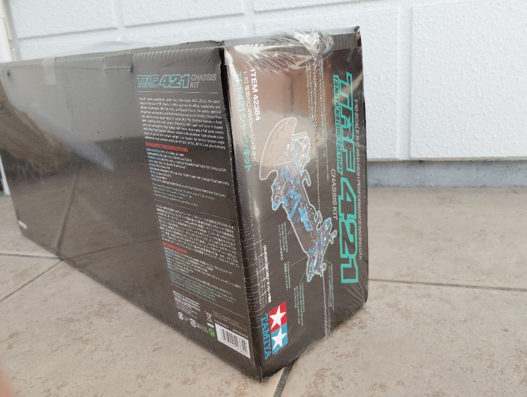 新品未開封）タミヤTRF421キット＋（中古）TRF421アルミロアデッキ