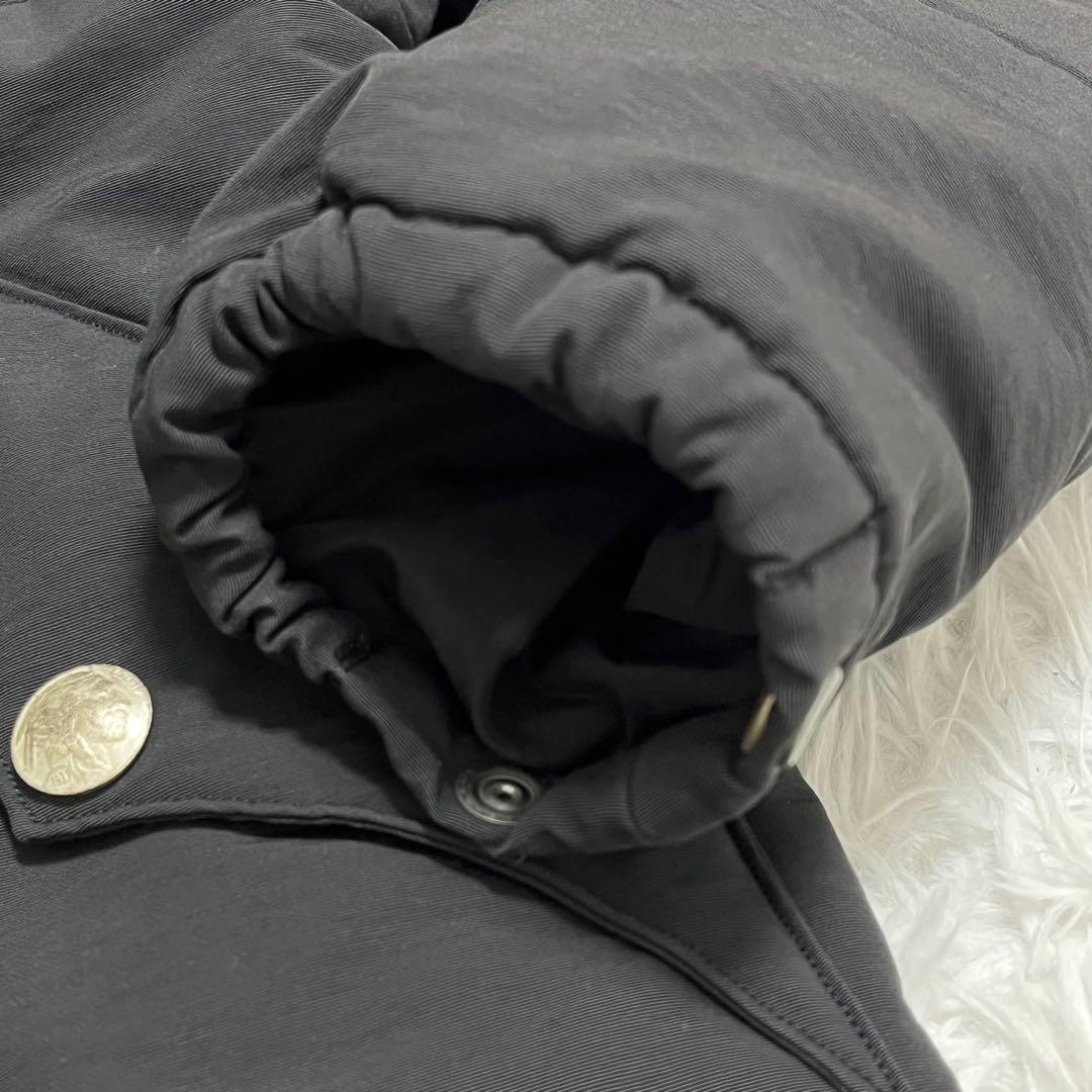 シュガーケーン パディングジャケット S 黒 東洋エンタープライズ 古着