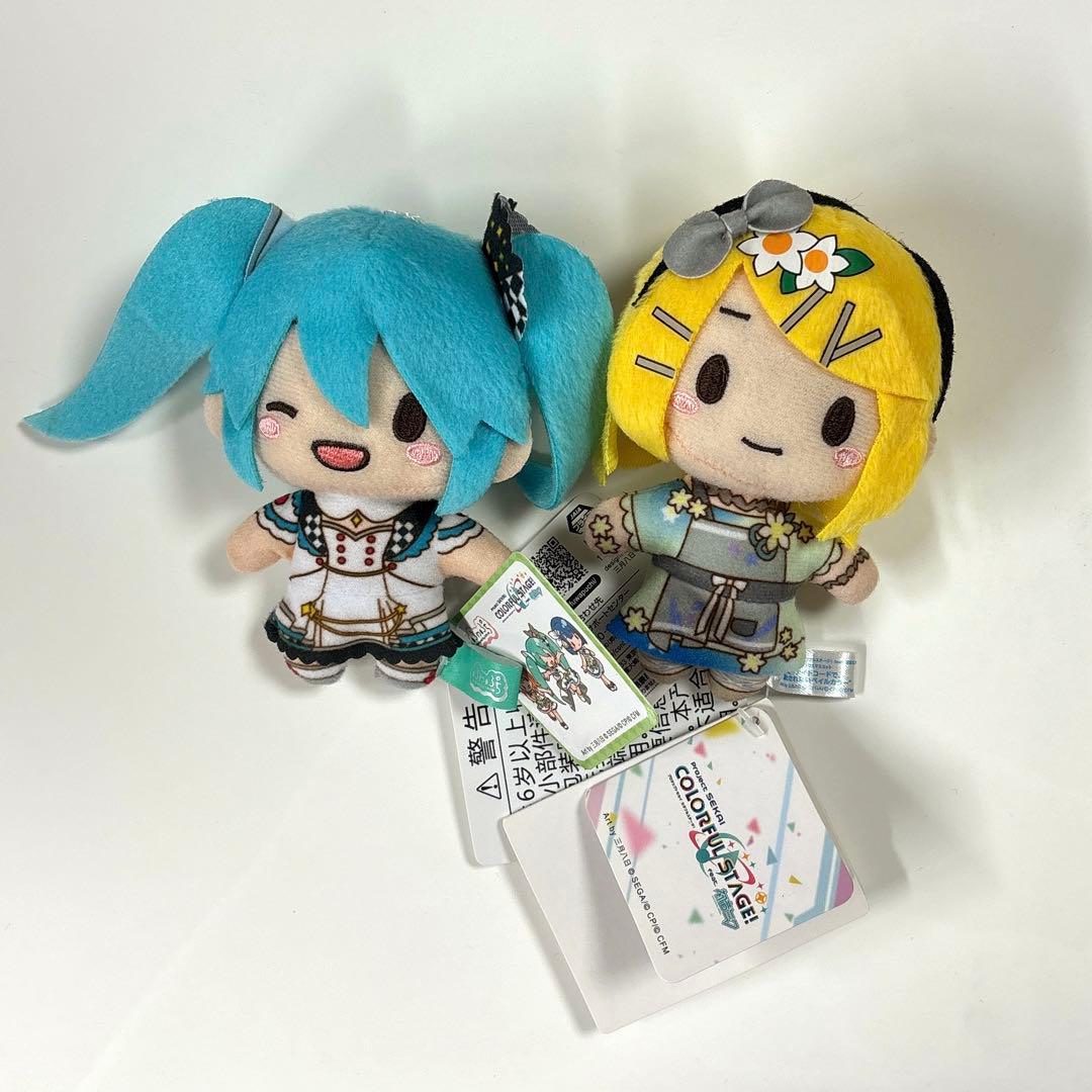 プロセカ 初音ミク 鏡音リン ぬいぐるみ - メルカリ