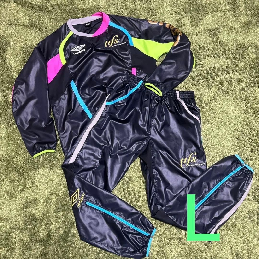 アンブロ サッカー フットサル ピステ L セットアップ umbro（アンブロ） 長袖 ピステ 上下 セット ウインドアップピステ