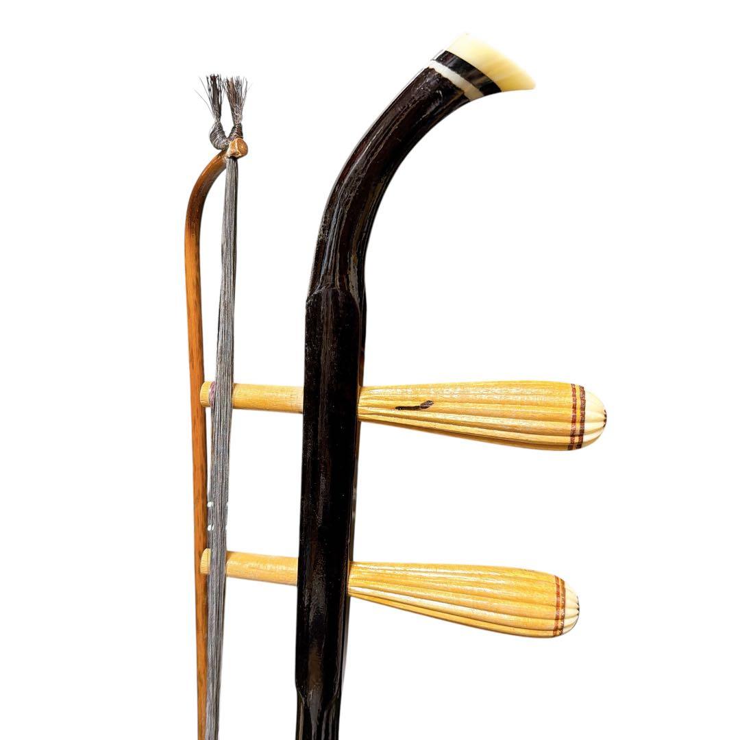 美品 上海民族楽器 牡丹牌 二胡 蛇本革 - メルカリ