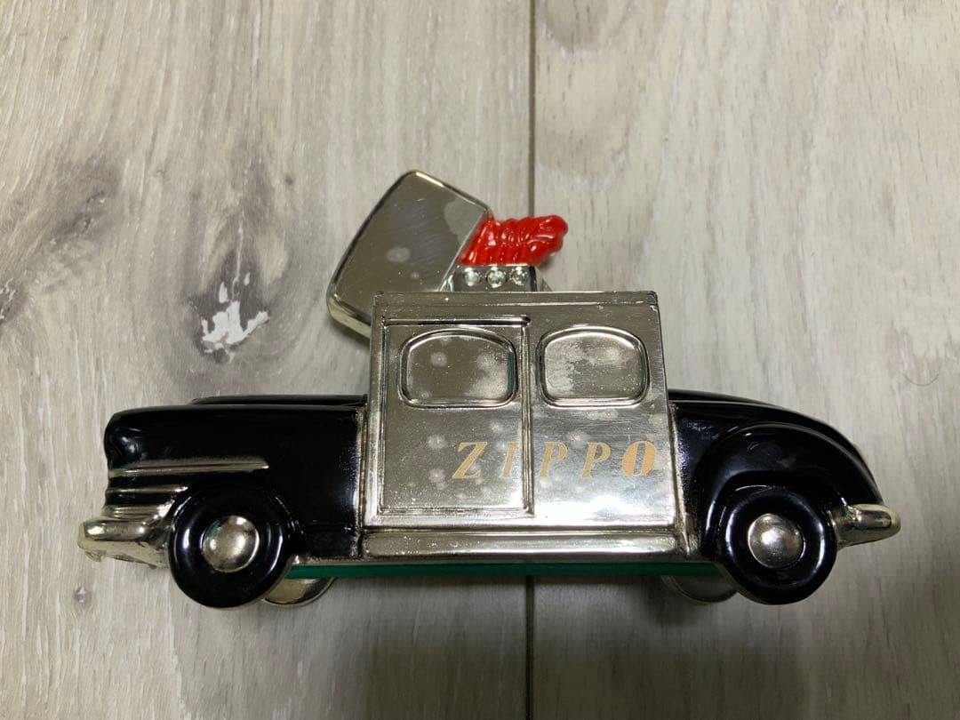 必見 Zippoジッポカー ZIPPO付 未使用品 ビンテージ 美品