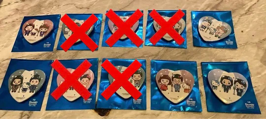 ヨシモト∞ホール×ハローキティ 缶バッジ ステッカー