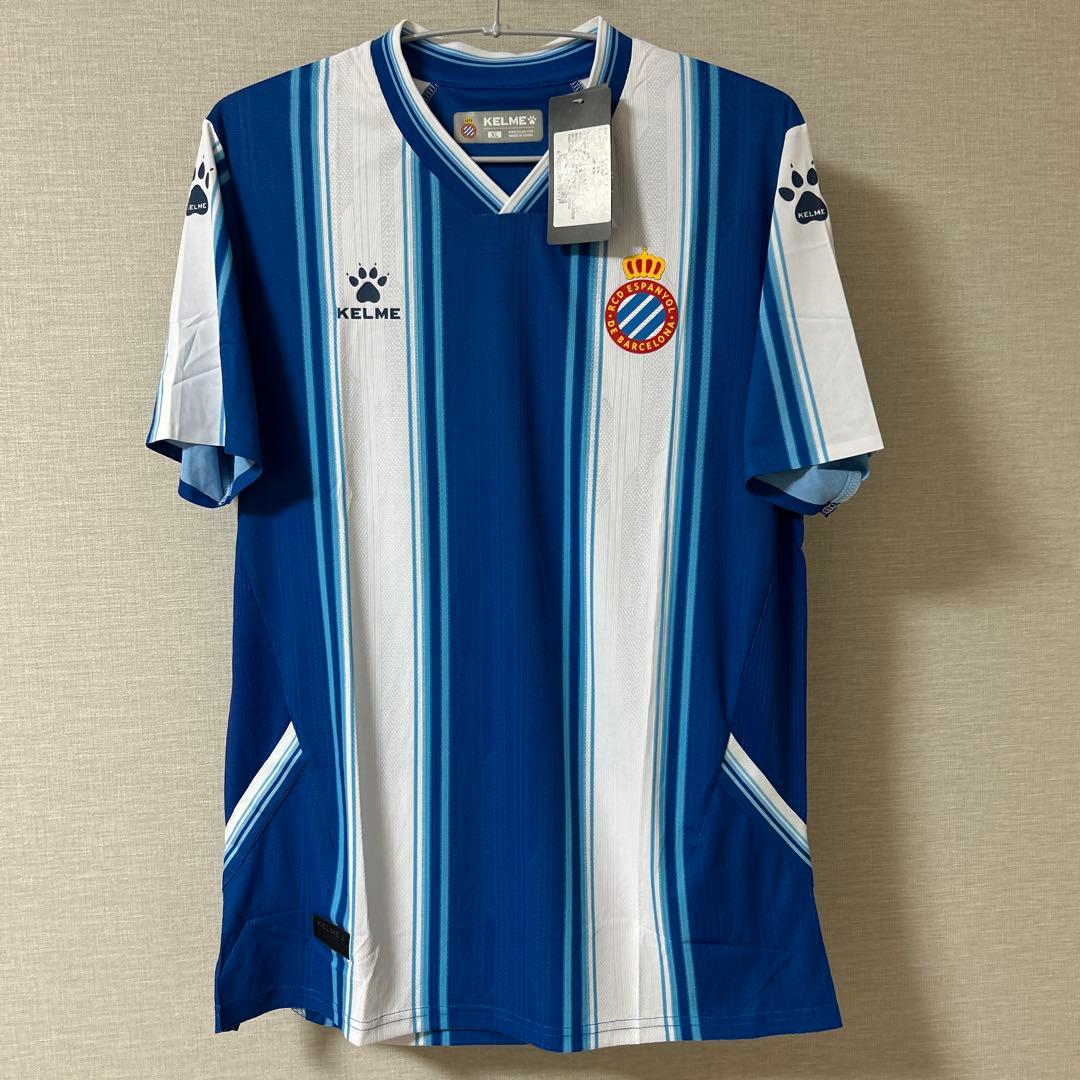 正規品☆RCDエスパニョール22/23ホームユニフォーム XLサイズ☆ケルメ