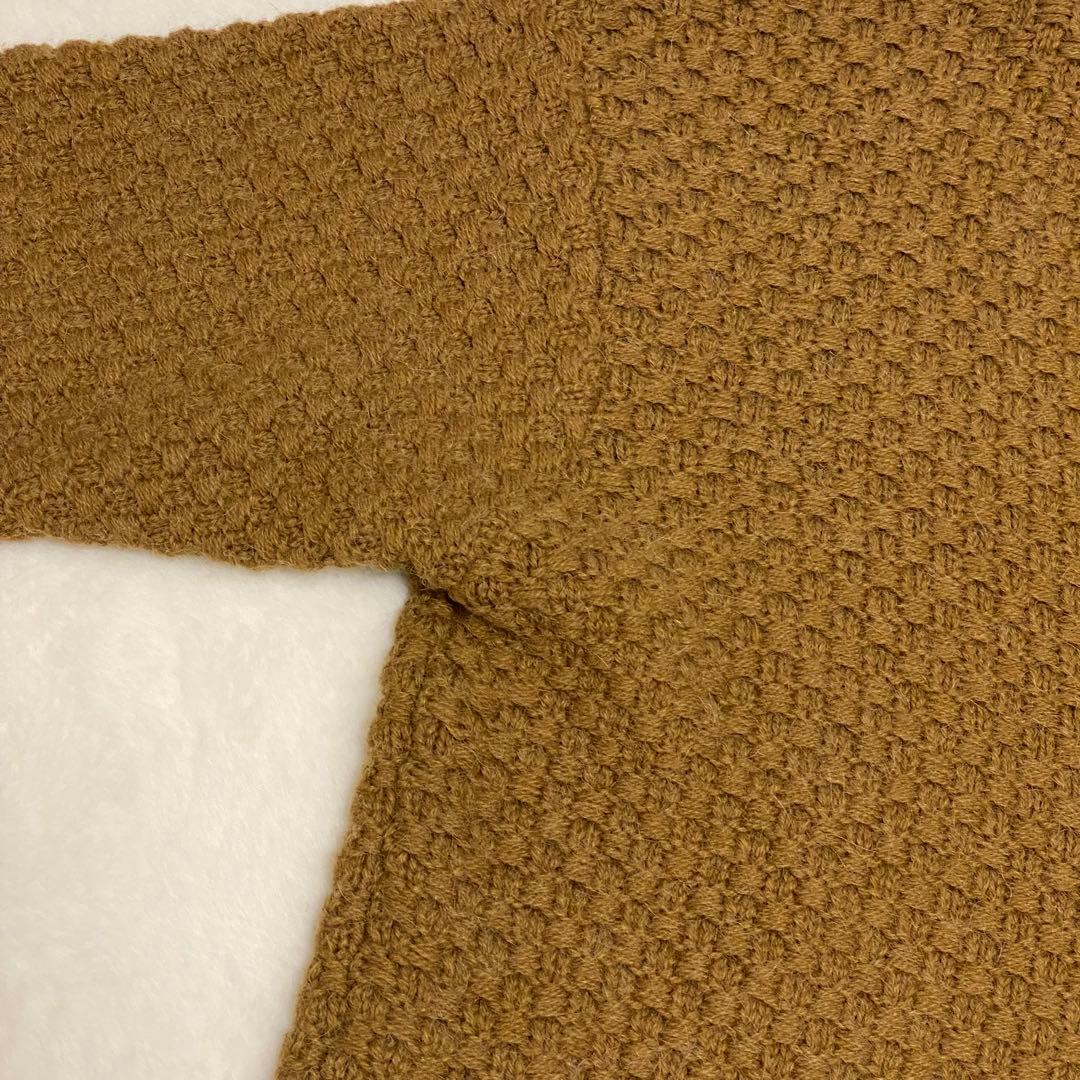 高橋海斗着用✨DSQUARED2 ビッグカーディガン アルパカ混 レザーワッペン