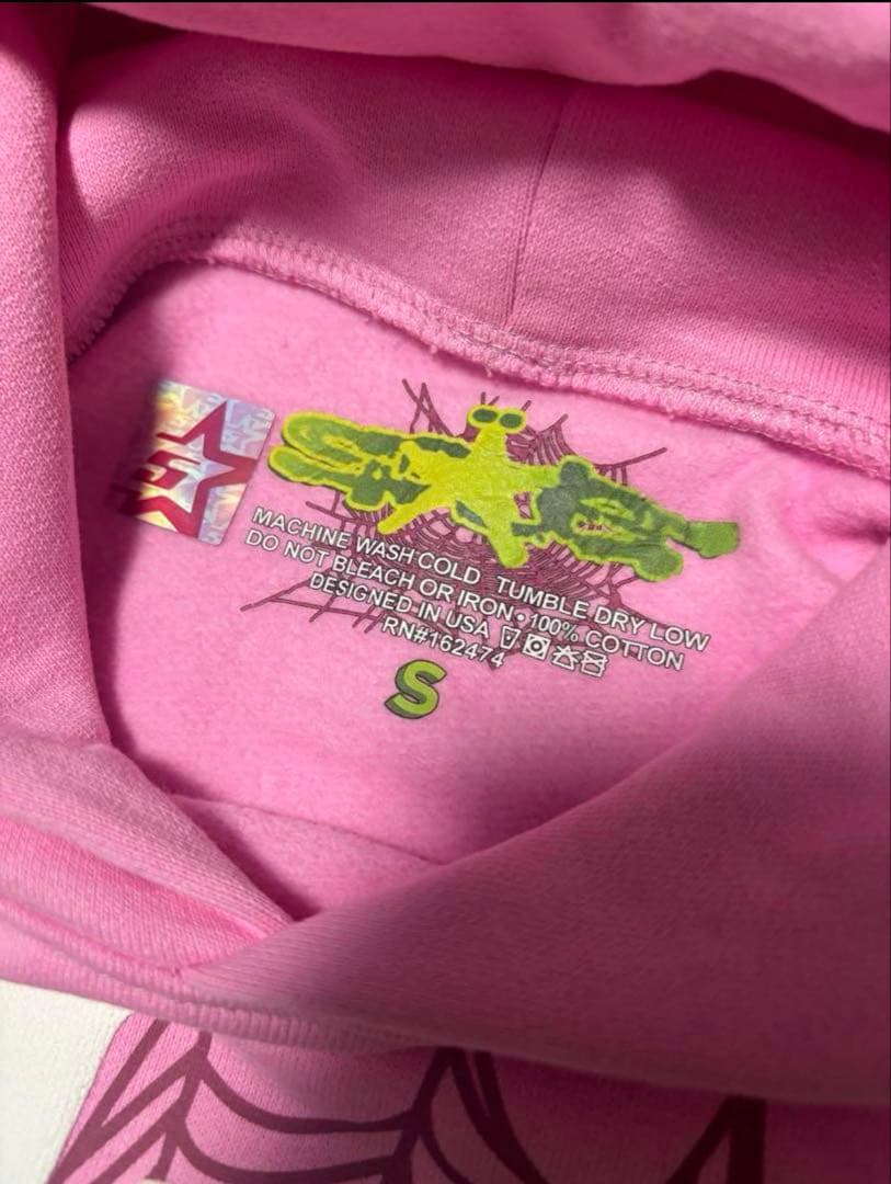 正規品】Sp5der Atlanta ピンク Sサイズ スパイダー - メルカリ