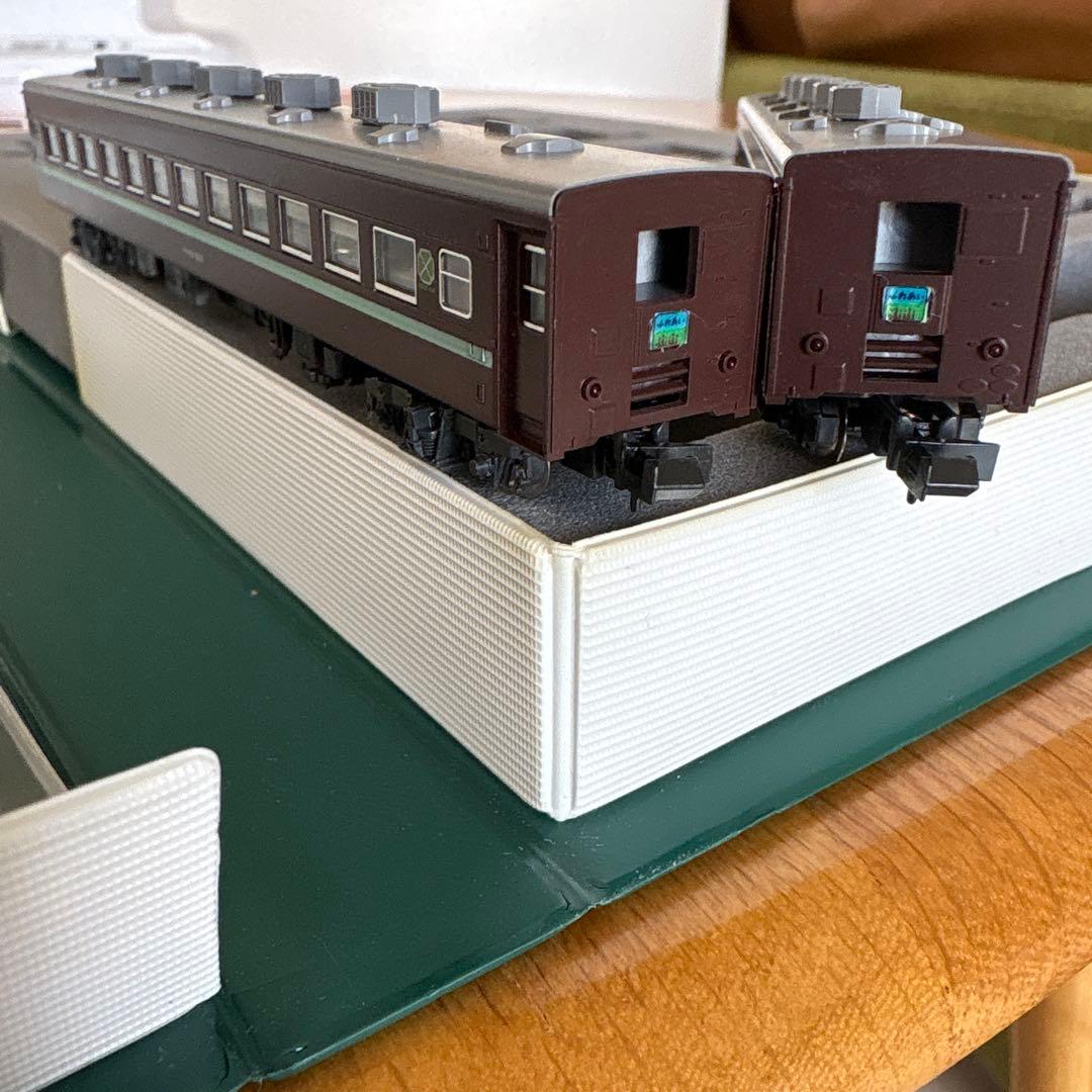 KATO 10-176スロ81系和式客車「ふれあい」 6両セット②愛称シール欠品