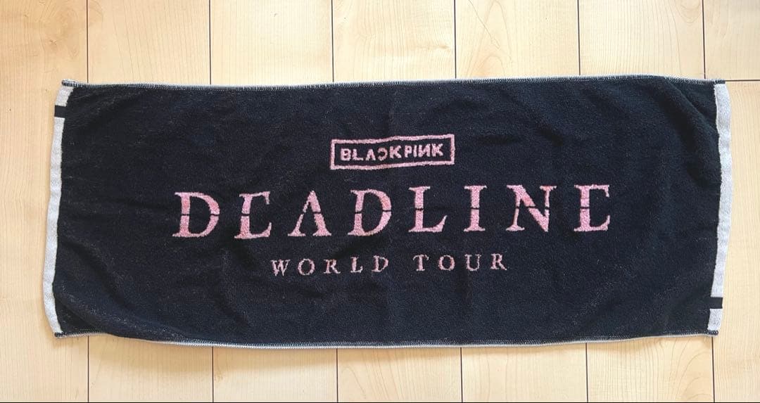 BLACKPINK WORLD TOUR DEADLINE タオル ブラック - メルカリ