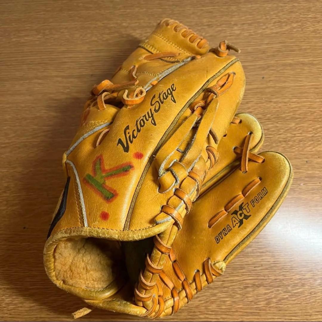 ミズノ ビクトリーステージ 一般硬式 グローブ グラブ 内野用 使用感強