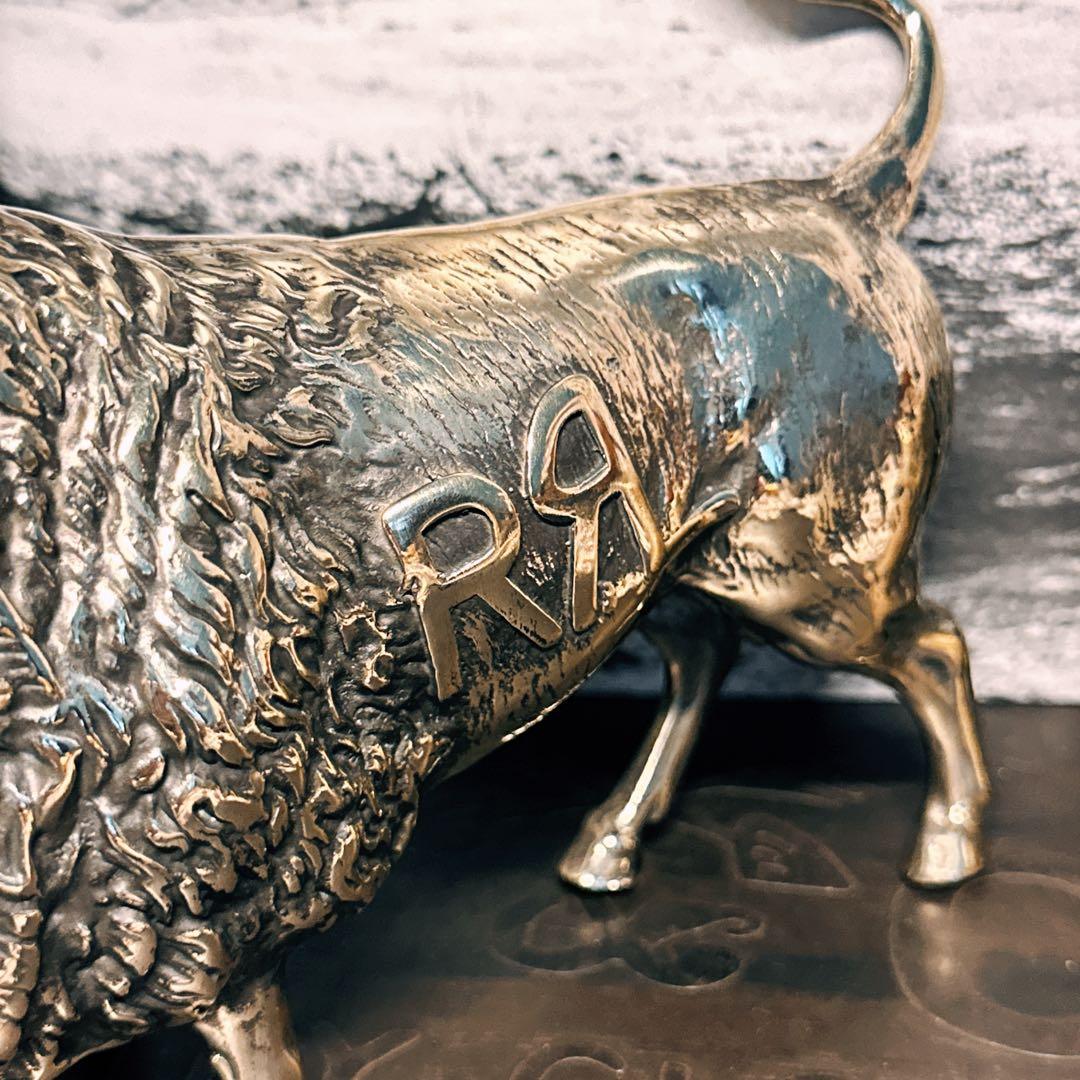 RRLクラシック イエローストーン バイソン ブロンズ像 - メルカリ