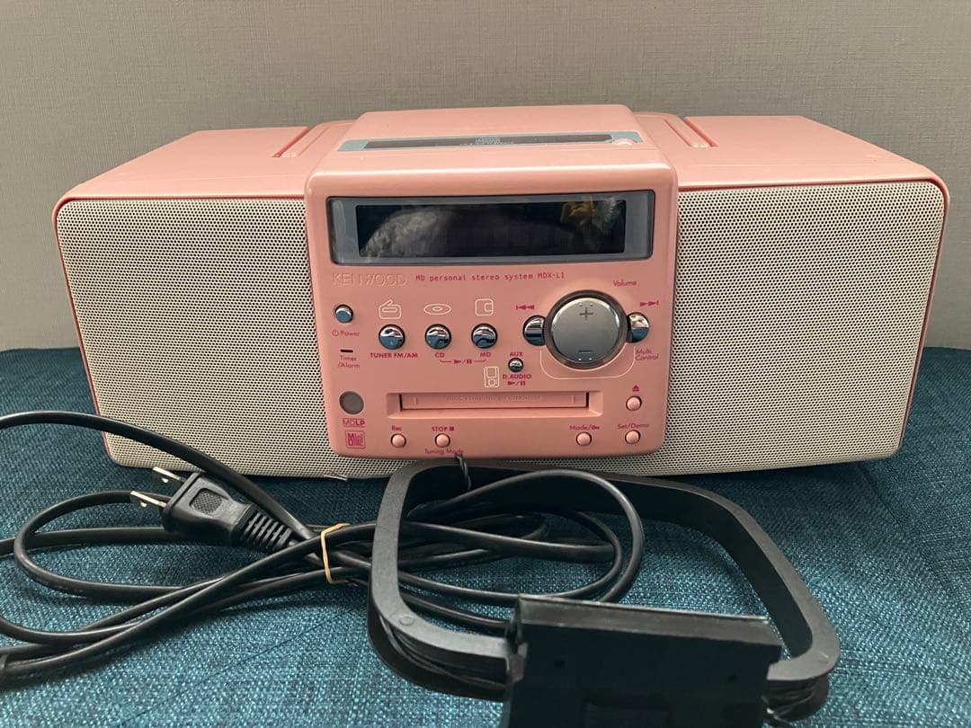ケンウッド CD・MD・ラジオステレオシステム MDX-L1 ピンク Amazon.co.jp: ケンウッド CD・MD・ラジオパーソナルステレオシステム
