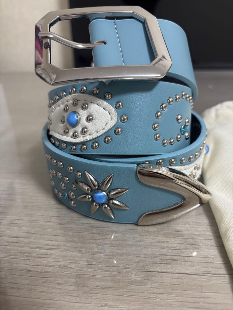 ABRAHAM【即完品】スタッズベルト 円堂守、元マッチョ着用ブランド