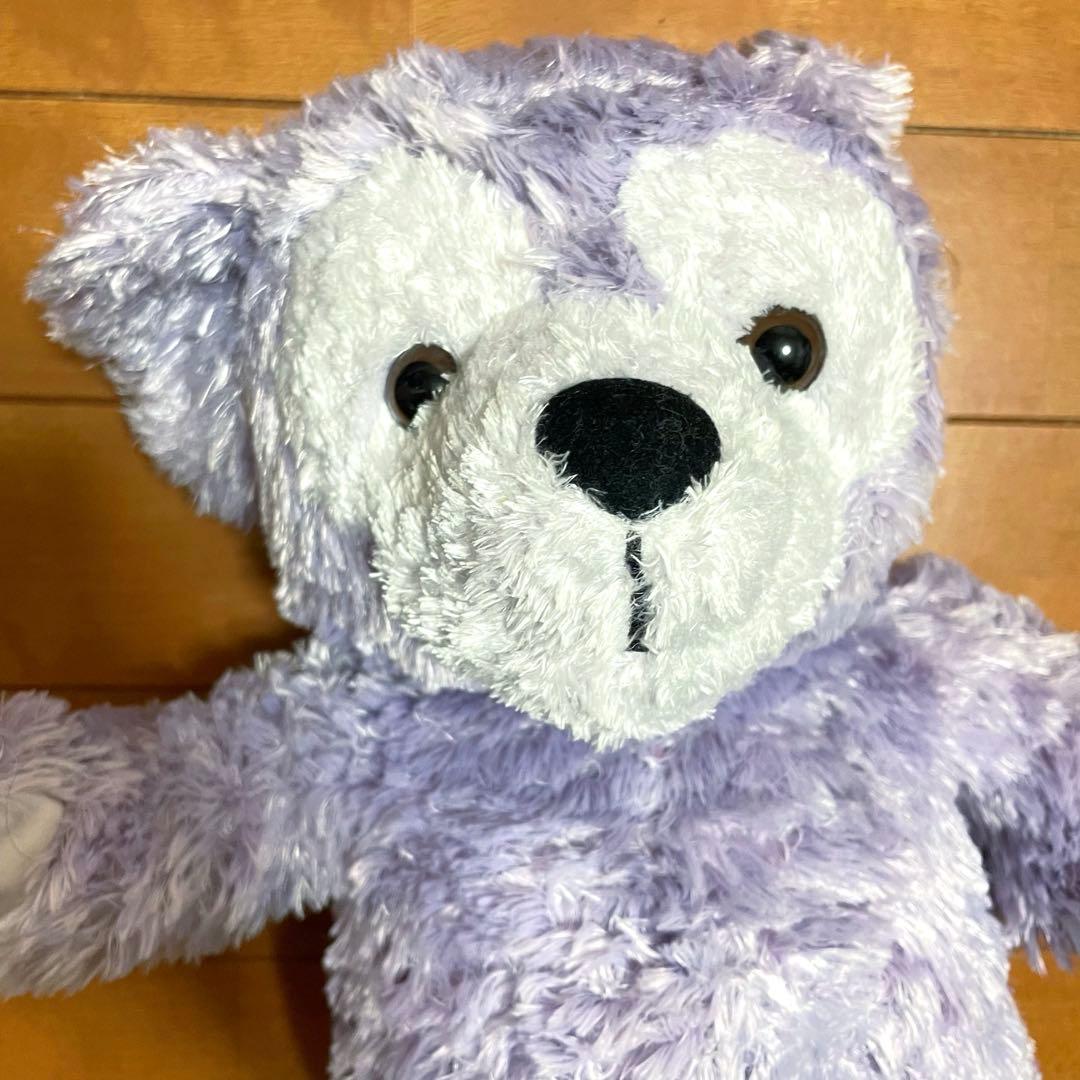 新品未使用】WDW ディズニーベア ダッフィー ぬいぐるみ パープル