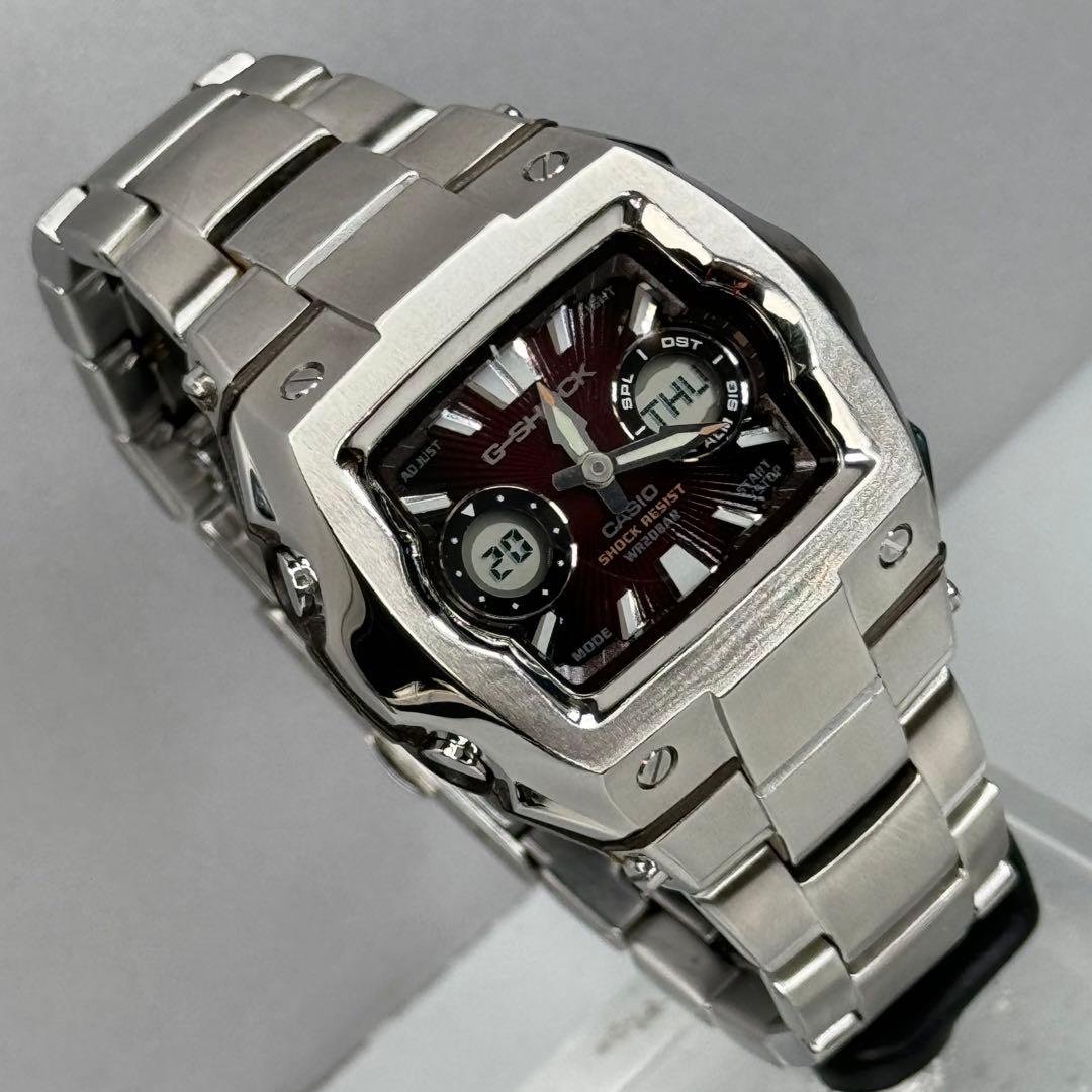 極美品 CASIO G-SHOCK G-011D アナデジ メタルバンド - メルカリ