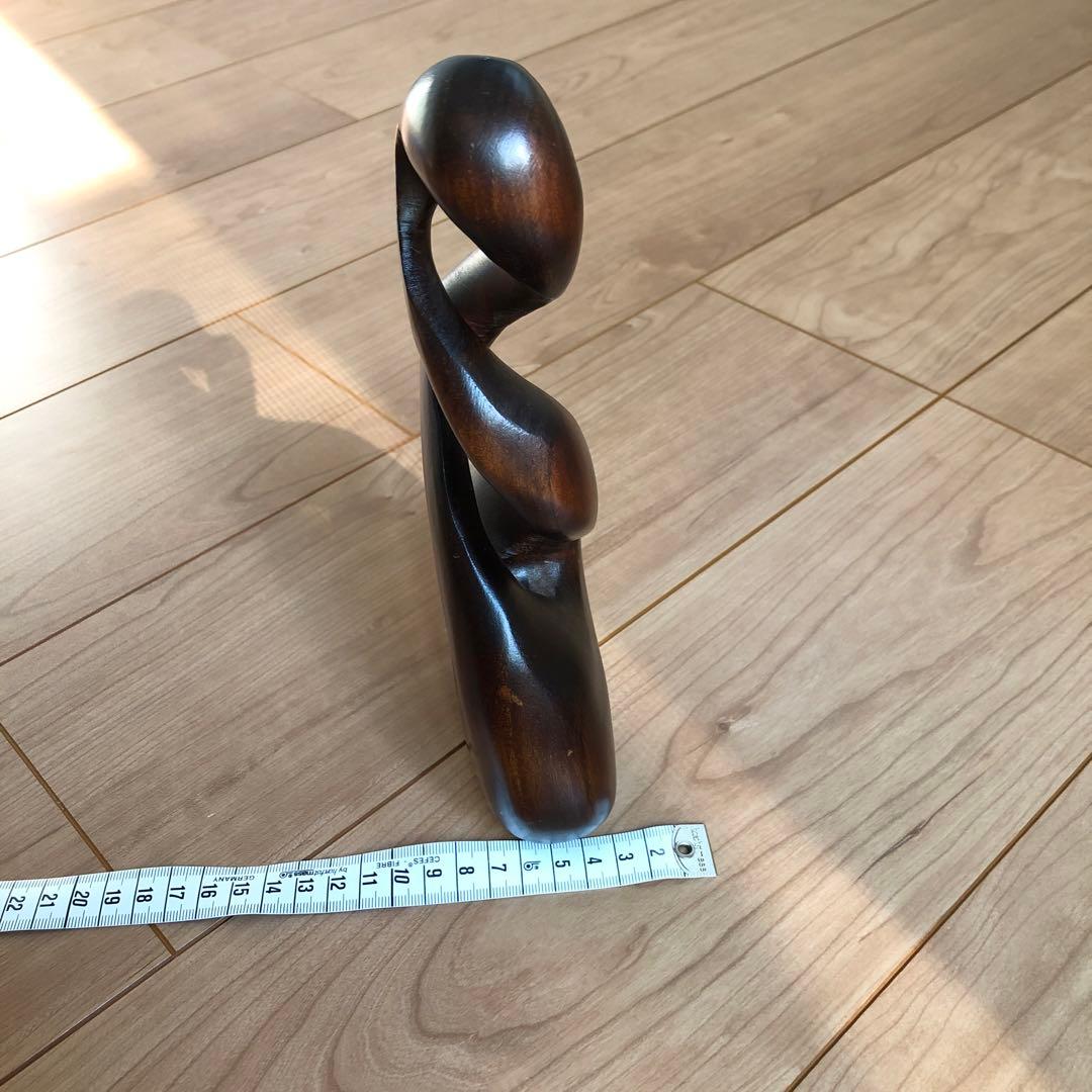 ビンテージ wood Sculpture Abstract 盛永省治好きな方