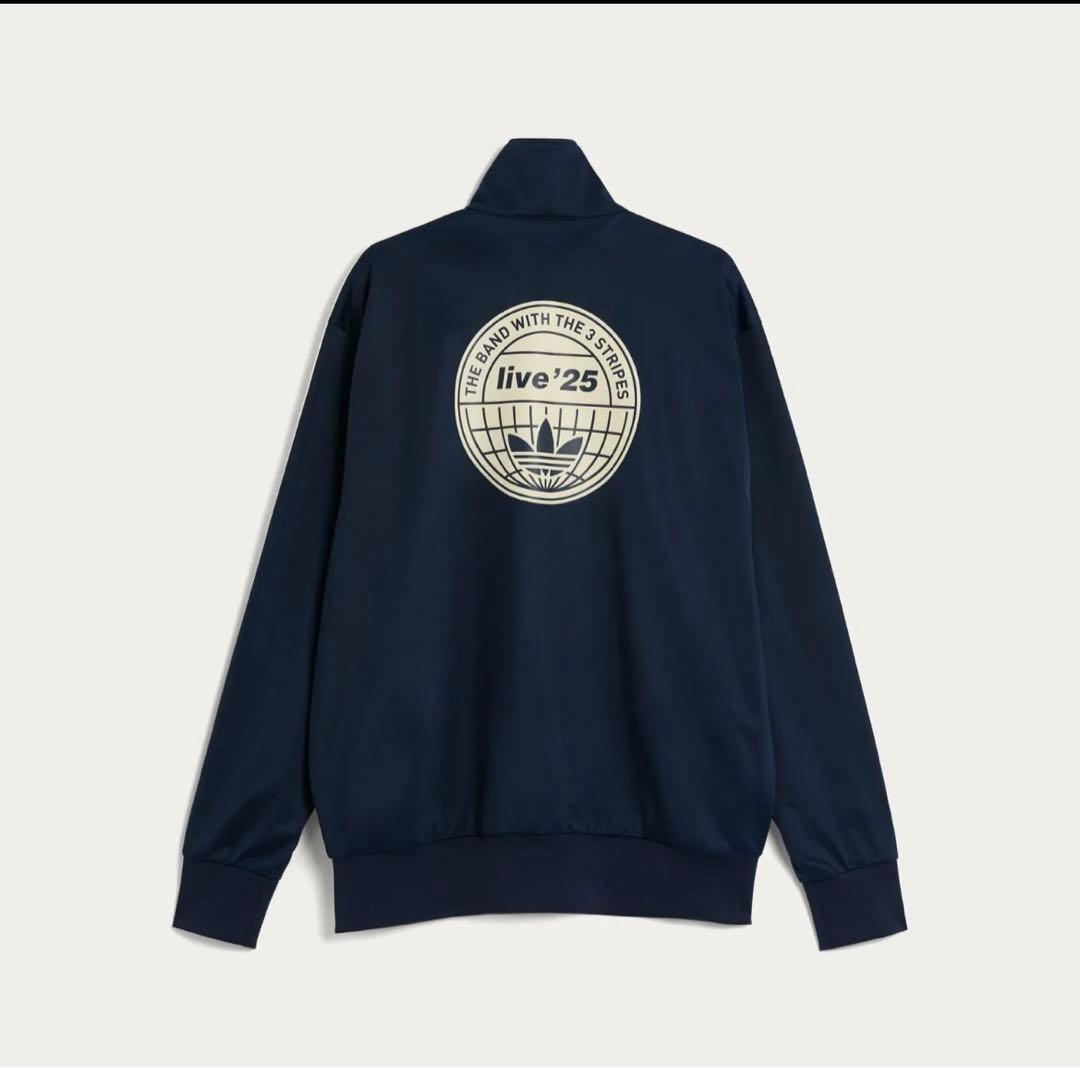 adidas x Oasis ファイヤーバード　トップ　ネイビー　Sサイズ