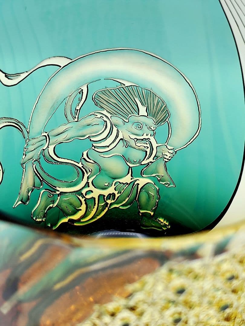 最上位作☆但野英芳 江戸切子 『風神』ロックグラス（切子 江戸切子 薩摩切子） 最上位作☆但野英芳 江戸切子 『風神』ロックグラス（切子 江戸切子