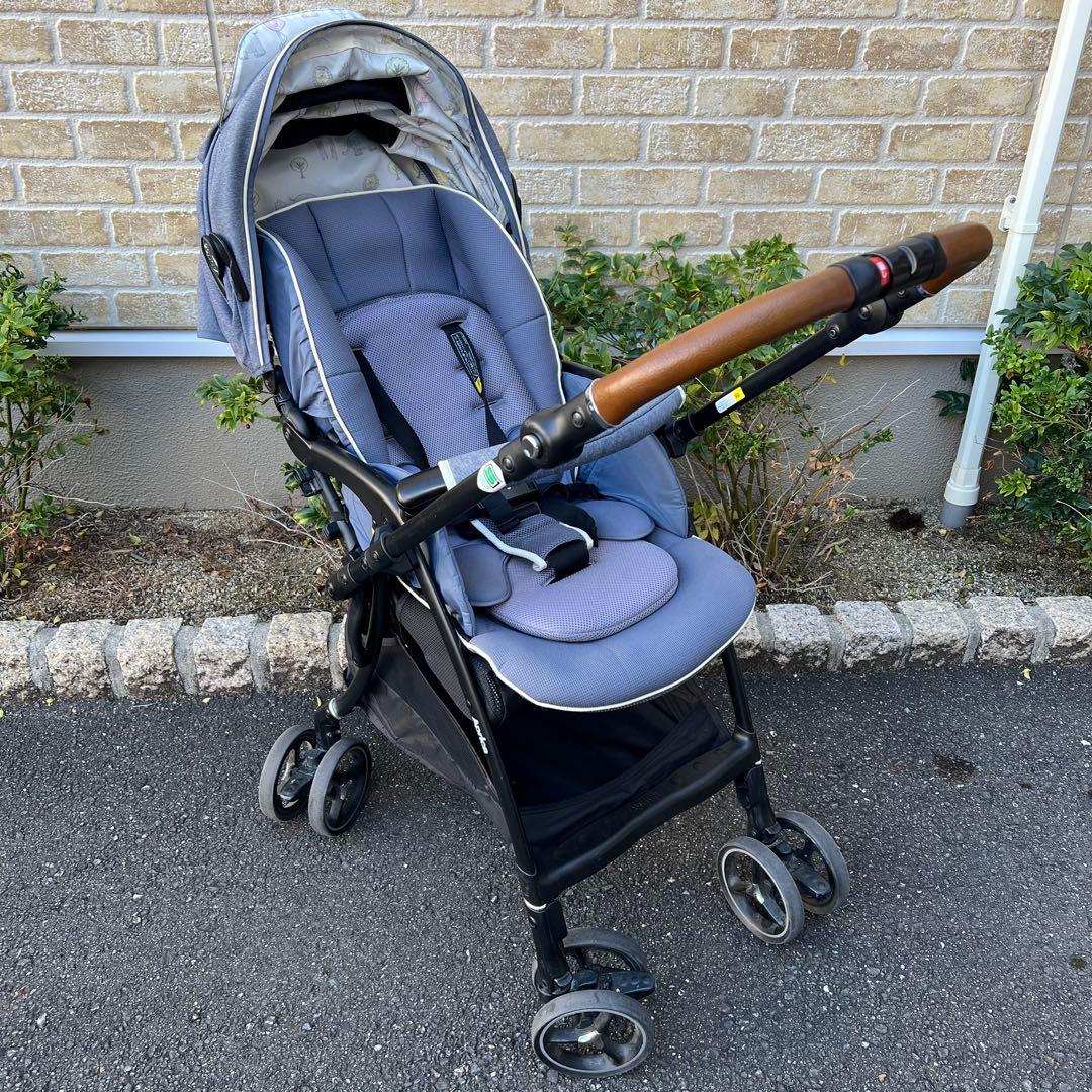 ちー太郎⭐︎Aprica ラクーナビッテ クッション レザーハンドル アップリカ ラクーナビッテクッション ベビーカー 限定モデル レザー