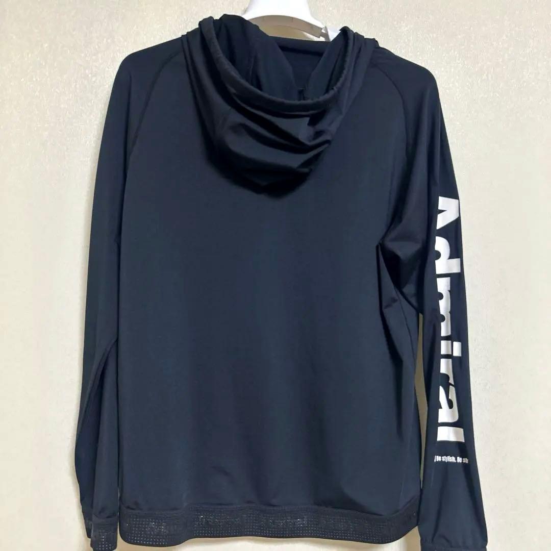 Admiralテニスウェア WEB限定カットソーフーディパーカー Lサイズ