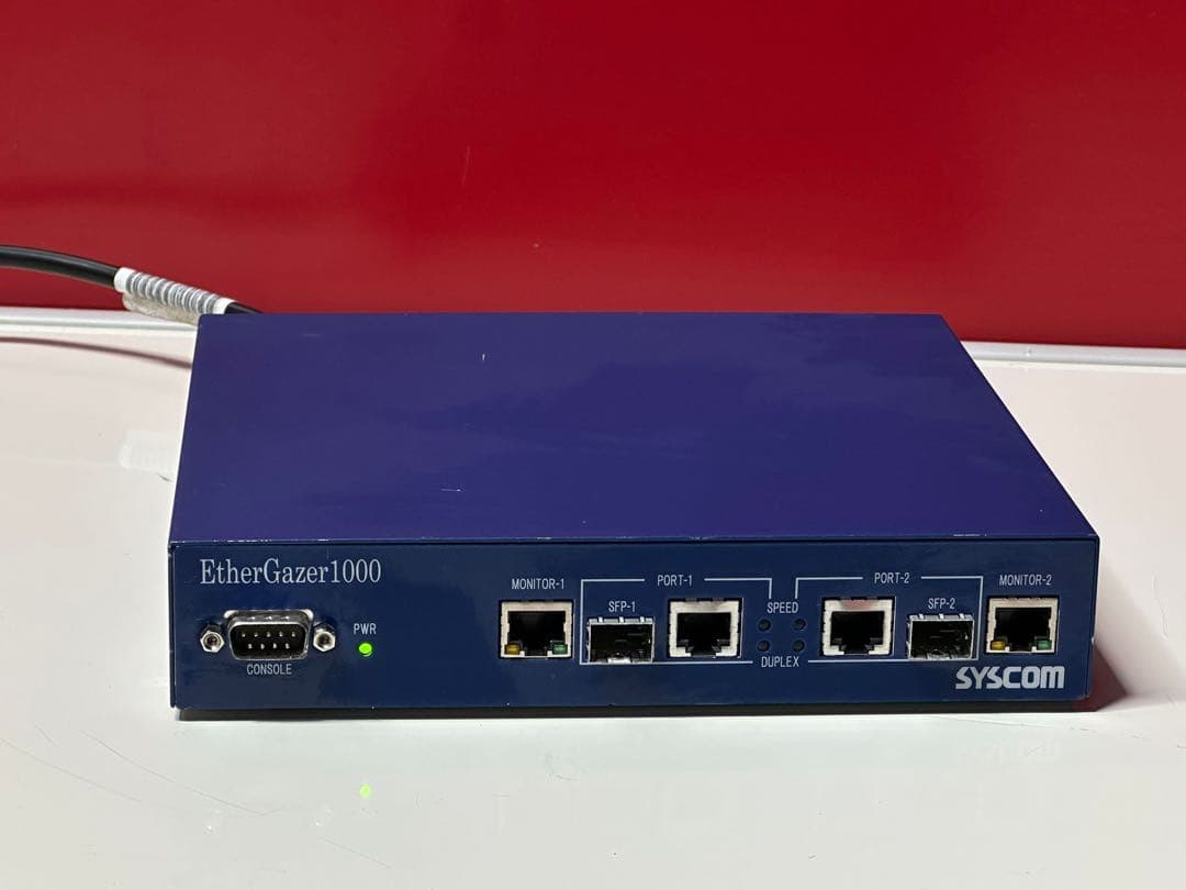 SYSCOM EtherGazer1000 ネットワーク機器 SC910G Z10s Odin: 10G Ethernet Traffic Generator