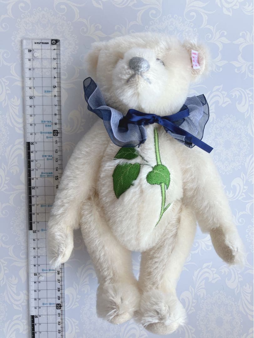 【再値下げ】Steiff ブルーローズテディベア 2011年1500体限定