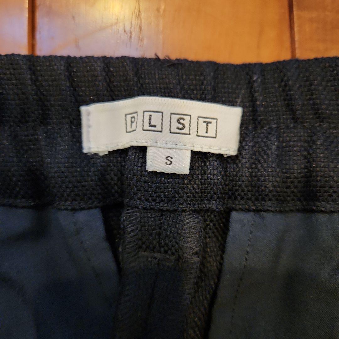 専用【プラステ】スーツ ポリレーヨンストレッチ ネイビー S／S 美品