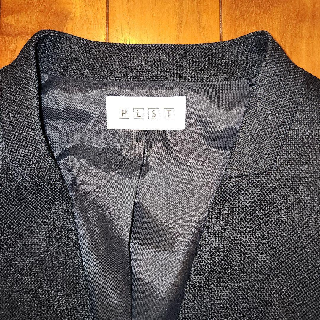 専用【プラステ】スーツ ポリレーヨンストレッチ ネイビー S／S 美品