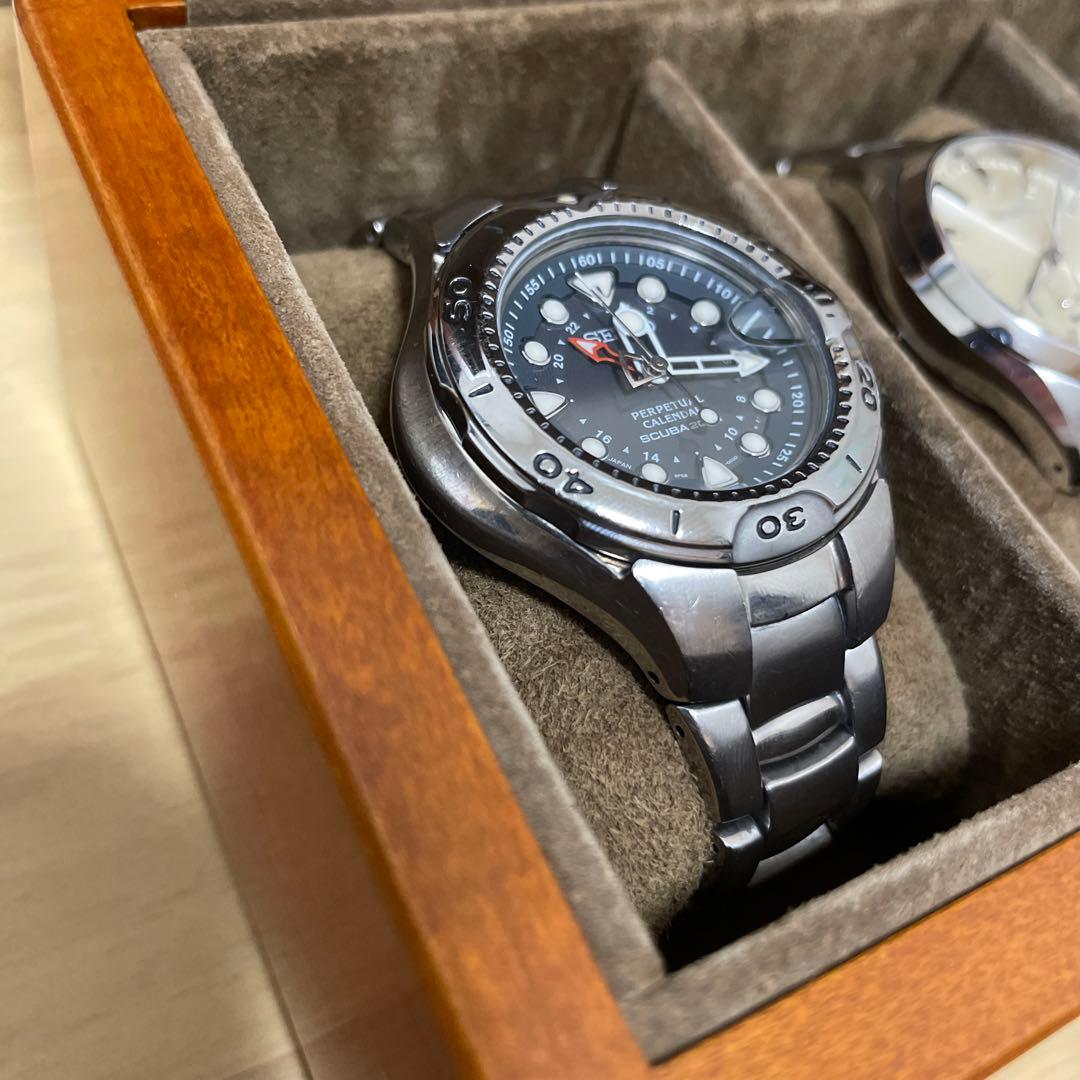 希少 セイコー ピピン パーペチュアルカレンダー スキューバ200m