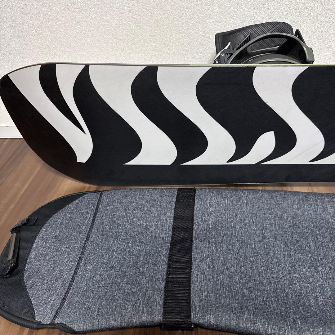 超美品 サロモン VILLAIN 153 バートン MALAVITA Mサイズ