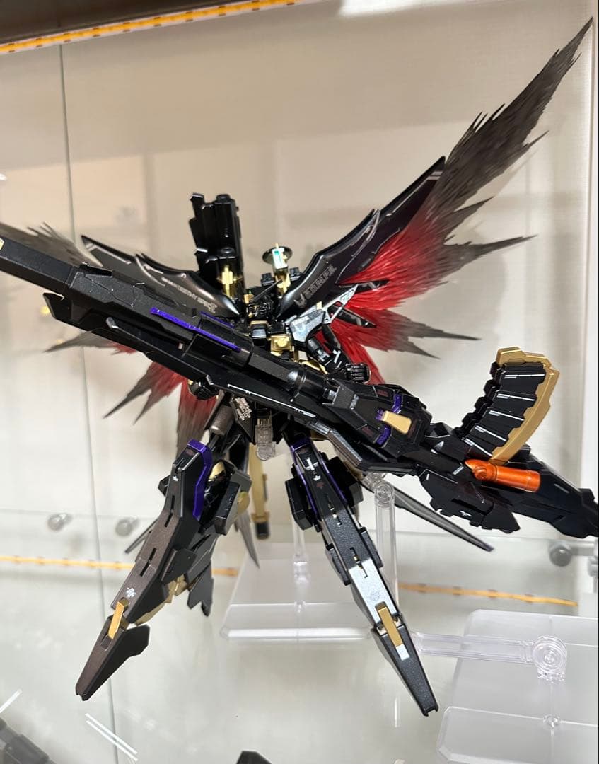 HG デスティニーガンダム Spec II & ゼウスシルエット 塗装済完成品