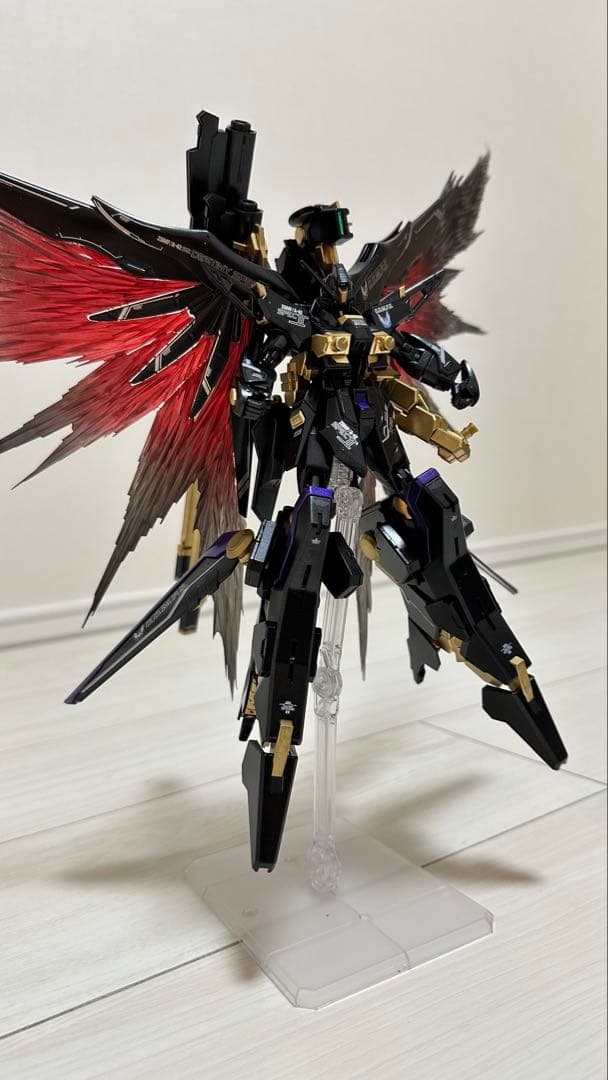 HG デスティニーガンダム Spec II & ゼウスシルエット 塗装済完成品