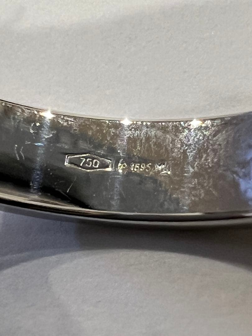 最終値下 GUCCI グッチ アイコンリング K18WG（15.5号 3.82g