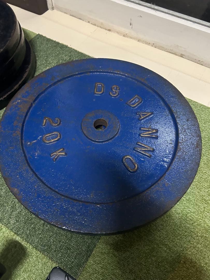 DANNO 20kg ダンベルプレート 青⓵ DANNO 20kg ダンベルプレート 青⓵ DANNO 20kg ダンベルプレート 青⓵