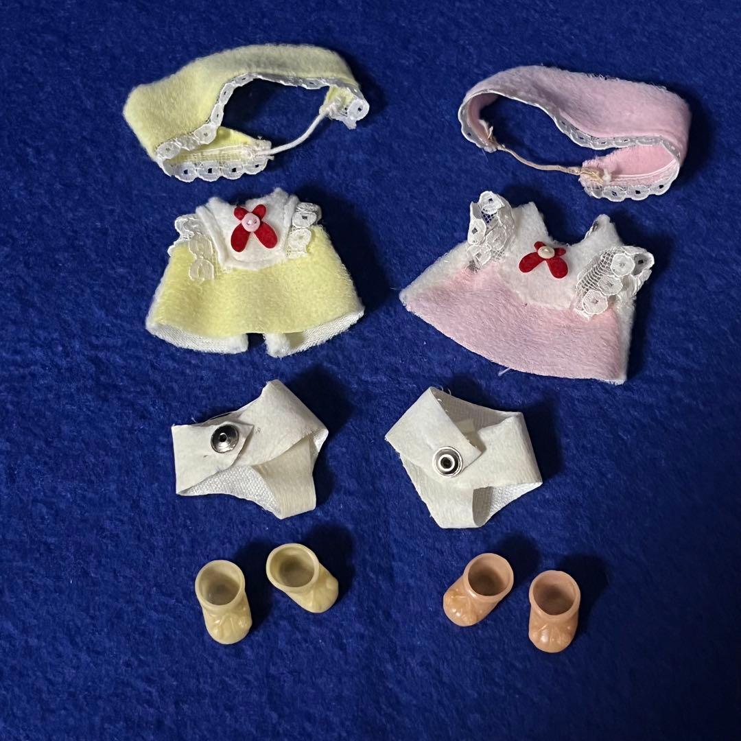 【昭和レトロ】リカちゃんのふたごの赤ちゃん　ミキちゃんマキちゃん&お食事セット