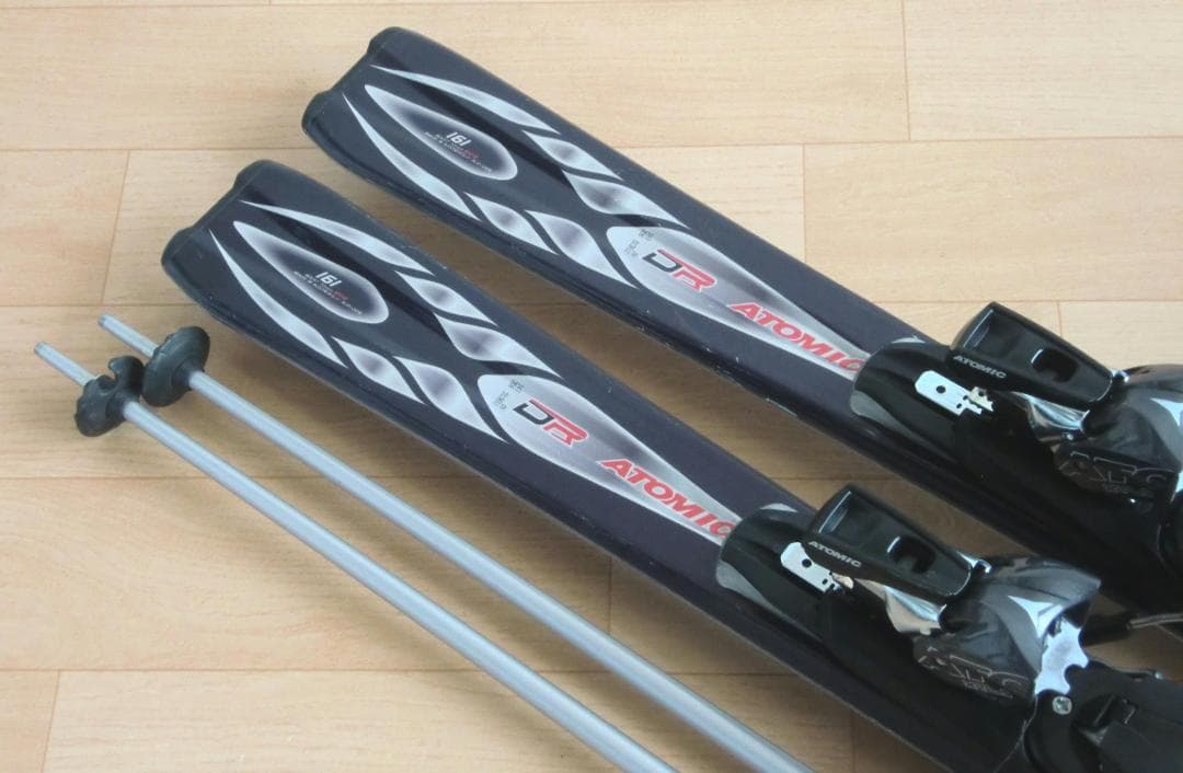 □□送料無料□ATOMIC□メンズスキーセット□板161靴26.5□メンテ付