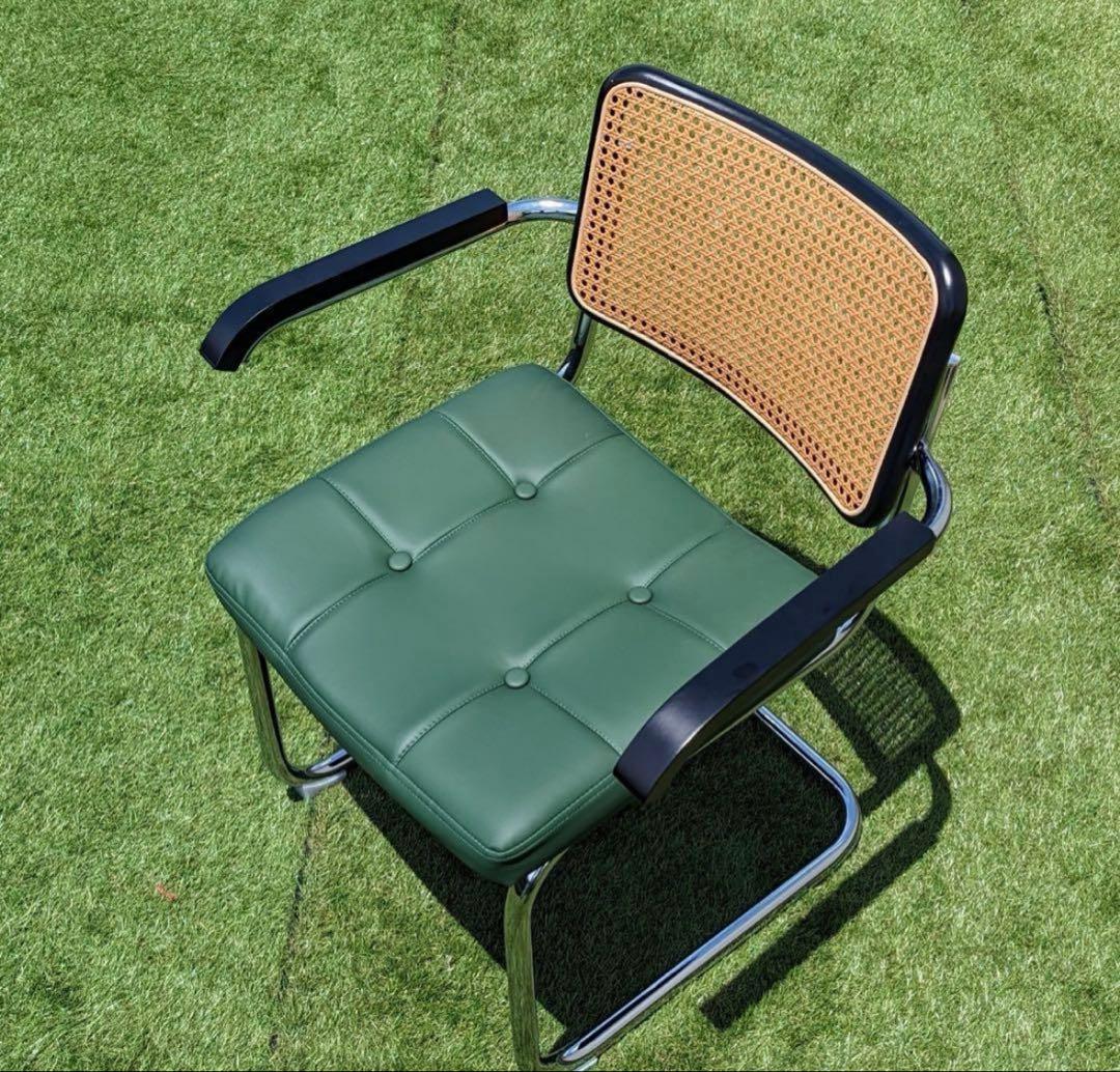 リプロダクト　Cesca Chair チェスカチェア　椅子　デザイナーズチェア マルセル・ブロイヤー/CescaChairチェスカチェア【ラタン・スティール